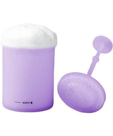 Virtcooy Cleanser Foamer | Portable Manual Face Cleanser Foaming Bottle | Ergonomic Pump Facial Cleansing Tool Cleansing Foaming Maker for All Skin Types Purple - Buy Online on SooperMarket.com
