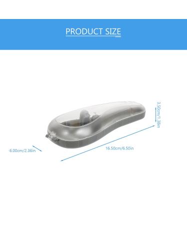 Box Razor Storage Hard Shell Case - Travel & Shower Storage for Electric Razors - Gray - Buy Online on SooperMarket.com