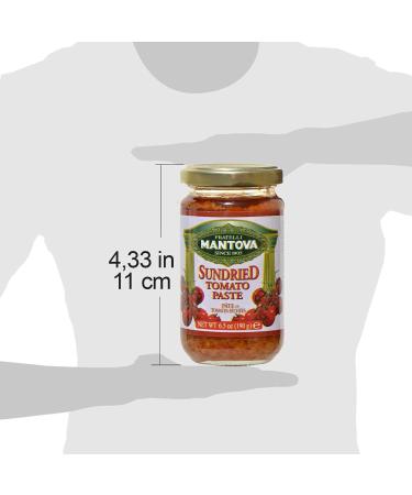 Mantova Sundried Tomato Spread Paste 6.5 oz - Pack of 4 | Flavorful Pasta Condiment - Buy Online on SooperMarket.com