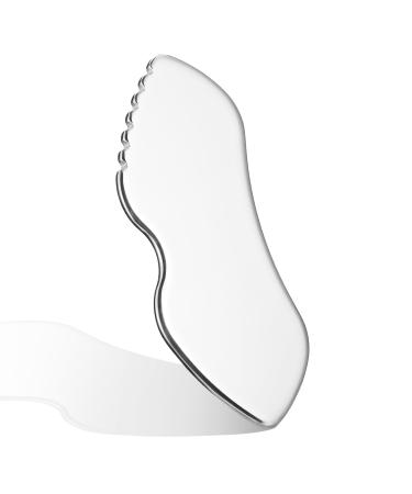 Stainless Steel Gua Sha Facial Tools-Massage Tool Guasha for Face-Face Sculpting Tool Skin Care Gua Sha Scraping Massage Tool Used for Face Eyes Neck and Body
