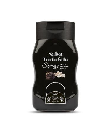 Valnerina Tartufi Squeezy Truffle Sauce New Recipe | Easy and Convenient No Dirty No Waste | Based on Fresh Porcini Mushrooms and Summer Black Truffle | Dispenser 200 gr.