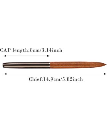 Lnhgh Nail Polish Brush - Tool Sandalwood Nail Polish Brush For Thin Details Fine Drawing Long Lines Home Use And Professional Nail Salon - Buy Online on SooperMarket.com