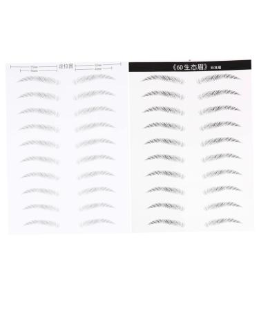 Beavorty 2 Pairs Makeup Stencil Makeup Stickers Eyebrow Stickers for Makeup Cosmetic Tool Miss Natural