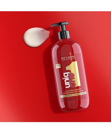 Revlon Professional Uniqone Shampoo - Nourishing Hair & Scalp Cleanser Maximum Silkness & Shine Reduces Hair Breakage 490 ml - Buy Internationally - Buy Online on SooperMarket.com