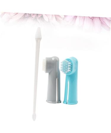 GANAZONO 2 Set 3pcs Toothbrush for Dog Toothpaste Toothbrush Pet Small Dog Toothbrush Pet Grooming - Buy Online on SooperMarket.com