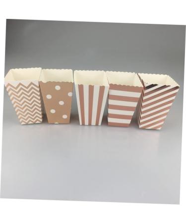 ABOOFAN 24 Pcs Popcorn Paper Boxes Popcorn Boxes Popcorn Favor Boxes Gift Box Sector 1 count (Pack of 1) As Shownx2pcs - Buy Online on SooperMarket.com