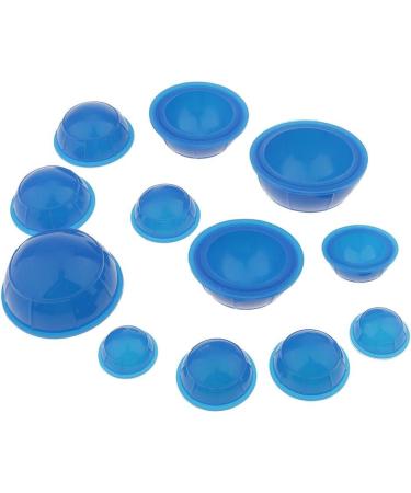 Sharplace 5x Silica Gel Cupping Set (12 Pack) - Face Anti-Cellulite Therapy for Global Shipping - Buy Online on SooperMarket.com