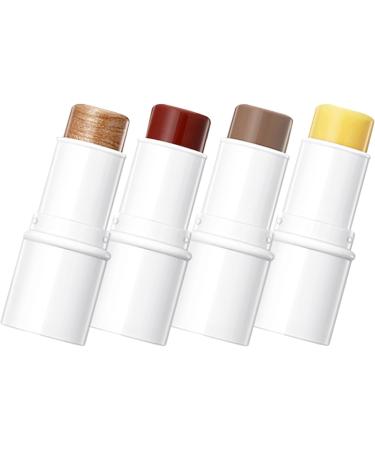 Beavorty 3 Sets Contour Stick Contour Wand Stick Facial Kit Cream Neopentyl Di(ethylhexanoate) Ester - Buy Online on SooperMarket.com