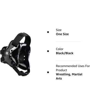 Cliff Keen EF66 Fusion Wrestling Headgear in Black - Top Quality Protection - Buy Online on SooperMarket.com