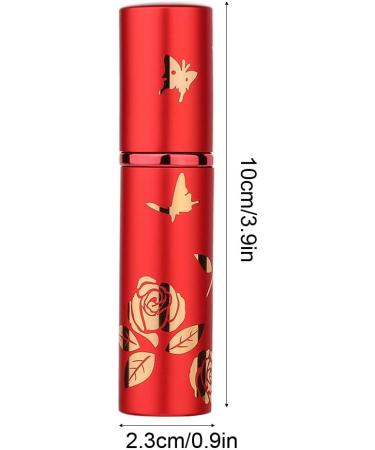 Verdant Touch Perfume Spray Bottle Portable Perfume Bottle Aluminum Atomizer 10ml Empty Cosmetic Spray Bottle (Red) - Buy Online on SooperMarket.com
