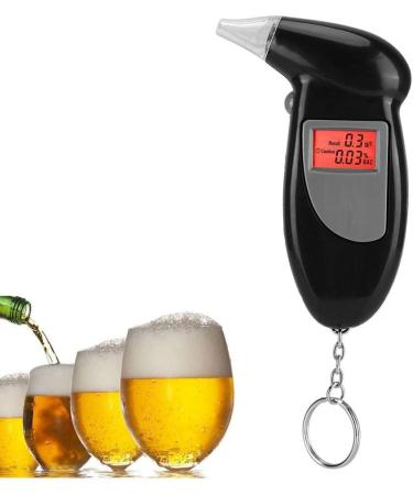 Breathalyzers At Home Breathalyzer Keychain Breathalyzer Alcohol Tester Breathalyzer Portable LCD Digital Display Breath Alcohol Tester Alcohol Analyzer with Backlight Accurate Measurement - Buy Online on SooperMarket.com