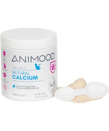 ANIMOOD Natural Calcium for Cats | Essential Cat Vitamins for Healthy Growth - Buy Online on SooperMarket.com