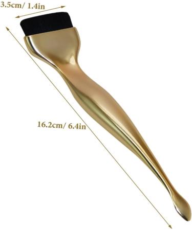 PLAFOPE Foundation Brush Makeup Brush Make up Brush for Liquid Foundations Brush for Makeup Foundation Brush for Foundation Women Foundation Liquid Brush Artificial Fiber 16.20X3.50X1.20CM Golden - Buy Online on SooperMarket.com