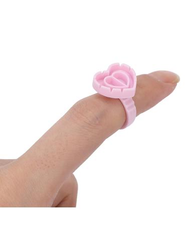 100PC Eyelash Glue Ring Cups - Disposable Adhesive Holders for Eyelash Extensions | Premium Eyelash Tools & Accessories - Buy Online on SooperMarket.com