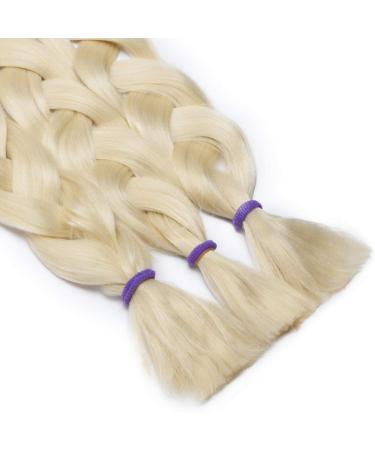 Tess 41 Jumbo Braids Extensions - Synthetic Crochet Hair 3PCs 165g - Light Blonde #613 - 100cm Braiding Hair - Buy Online on SooperMarket.com