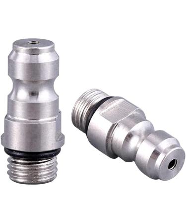 Stainless Steel M8x1 Male Thread Quick-Disconnect Plug Adapter for PCP Paintball Charging - 8mm Universal Fittings - Buy Online on SooperMarket.com
