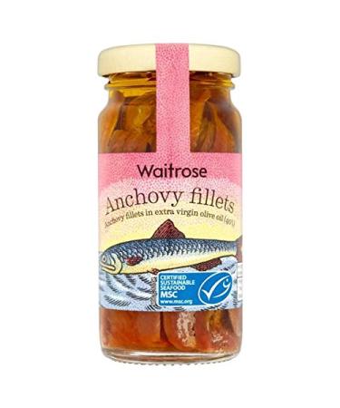Waitrose Anchovy Fillets In Extra Virgin Olive Oil 100g