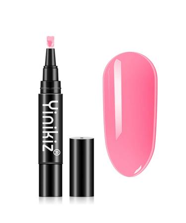 Nail Polish Pen One Step Nail Gel Painting Pen 3 in 1 Nail Gel Pens Gel Nail Polishes Nail Gel Polish for Home and Professional Manicure 023