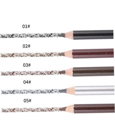 MUSISALY 2pcs Long Lasting Eyebrow Pencils Matte Eyeliner Pencil with Sharpener Eye Brow Pencils Kit Wooden - Buy Online on SooperMarket.com
