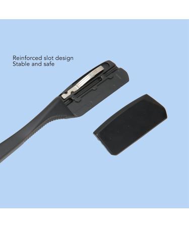 Premium Ergonomic Beard Blade Holder | Vintage Straight Edge Manual Razor Knife - One-Sided Zinc Alloy for Barbers - Buy Online on SooperMarket.com