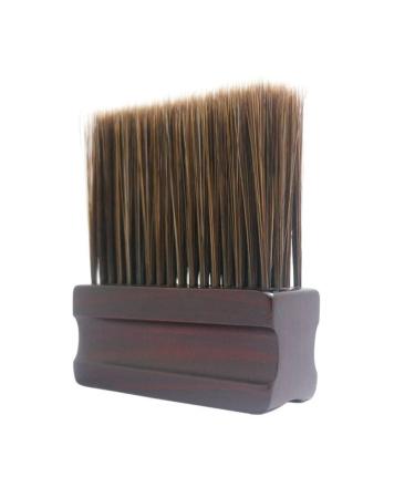 Minkissy Neck Brush Barber Salon Neck Duster Brush Face Duster Tool Facial Cleaning Beard Brush Facial Duster Face Cleaning Brush Neck Cleaning Brush Nylon Hair Barber Supplies