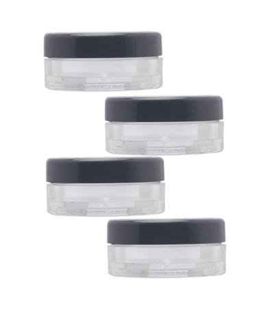 Gogogmee 4pcs Powder Box Powder Puff Face Powder Compact Case Loose Powder Containers Body Powder Travel Pack