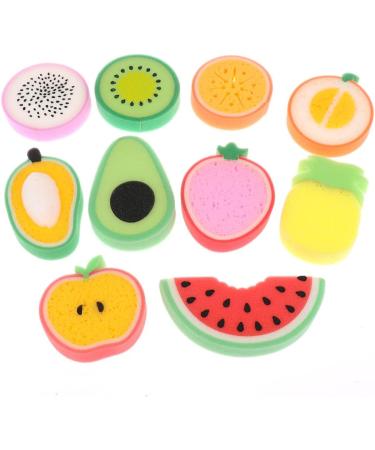 IYSHOUGONG Cute Fruit Shaped Bath Sponge - Ultra Soft Body Wash Sponge for Shower - Assorted Fruits Style 8 - Buy Online on SooperMarket.com