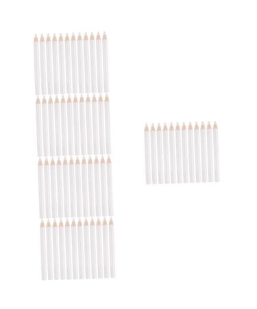 DOITOOL 120 Pcs Nail Point Drill Pencil Nail Art Tool Nail Dotting Pen Sticky Dotting Pen Rhinestone for Nails Rhinestone Picker Pen Rhinestone Picker Tool White Dot Wood Nail Pen