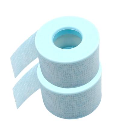 2 Rolls Silicone Gel Band Eyelid Lifter Strips lash Extension Tape Fabric Medical Tape Female Eyelash Tapes lash Grafting Tape Under Patch Non-Woven Fabric