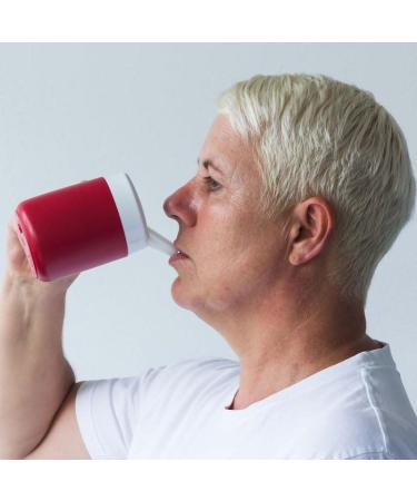 Ornamin Petrol Mug with Spout Attachment - Innovative Drinking Solution for Easy Sips | International Shipping Available - Buy Online on SooperMarket.com