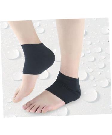 FOMIYES Black Sock Heel Sock Black Heel Stockinette Heel Protectors for High Heel Shoes Heel Moisturizing Socks for Heels High Heel Protectors Moisturizing Socks Heel Sleeves Insole Spa - Buy Online on SooperMarket.com
