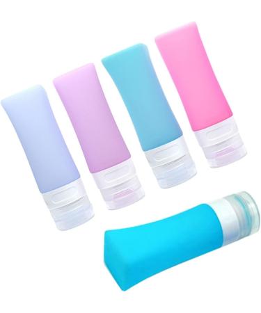 minkissy 2 Sets Travel Bottle Travel Lotion Container Push down Silicone Containers Silicone Refillable Bottle Body Wash Travel Size Travel Containers Liquid Squeeze Bottle Head: Plastic - Buy Online on SooperMarket.com