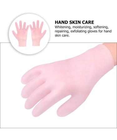 Healeved 2 Pairs Whitening Moisturizing Gloves Moisturizing Gel Gloves Healing Gloves for Dry Cracked Anti-Dry Gloves Moisturizing Hand Gloves Sokcs Pink Miss Sock Sun Protection Sebs - Buy Online on SooperMarket.com