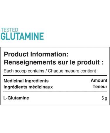 Tested Nutrition Tested Glutamine | 5 Grams L-Glutamine Powder for Post Workout Recovery Immunity & Gut Health | Vegan Friendly | Unflavoured 80 Servings (400 g) - Buy Online on SooperMarket.com