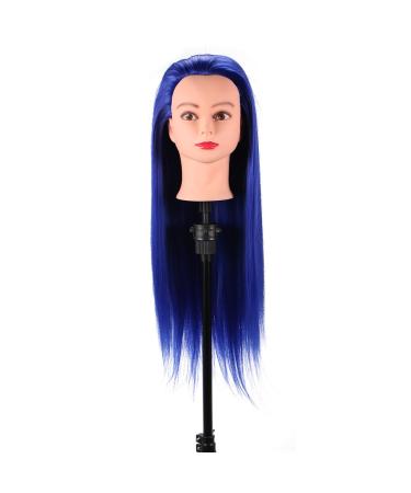24-Inch Human Hair Training Head for Hairdressing - Realistic Cosmetic Doll Head (02#) - Perfect for Stylists & Students - Buy Online on SooperMarket.com