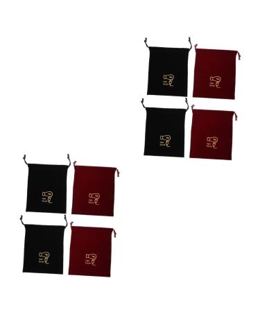STOBOK 8 Pcs Storage Bag Travel Organizer Bags Hair Dryer Bag Drawstring Hair Dryer Carriers Bracket 36.5X26.5X1CMx2pcs Assorted Colorx2pcs