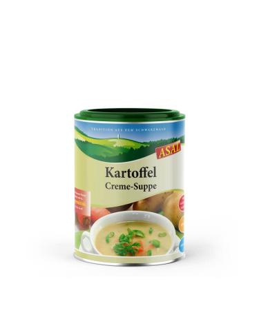 Asal potato cream soup 450 g for 5.6 liter soup - delicious soup with 78% potato flakes just pour in hot water a quick snack for the office also as a stew with side dishes gluten and lactose -free