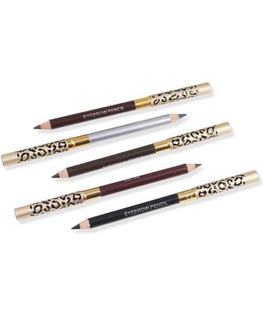 MUSISALY 2pcs Long Lasting Eyebrow Pencils Matte Eyeliner Pencil with Sharpener Eye Brow Pencils Kit Wooden - Buy Online on SooperMarket.com