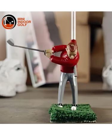 Mini Indoor Golf Player Pack - Mini Golf Game for Kids and Adults with Essential Accessories - Putting Green, Clubs, & 35 Shotmaker Golfer - Mini Golf Course for Indoor Play - Buy Online on SooperMarket.com