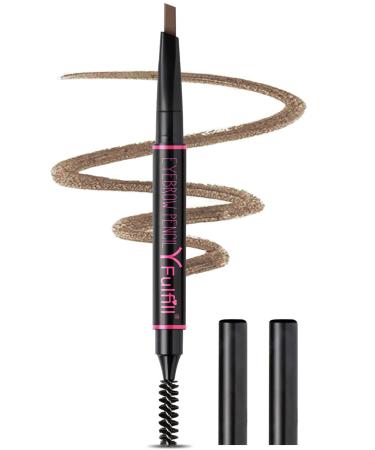 YFulfill Eyebrow Pencil Light Brown Eye Brow Pencils for Women Blonde Light Brown Brow Pencil Eyebrow Pen Light Brown Light Brown Eyebrow Pencil Waterproof Light Eyebrow Makeup for Women Light Brwon