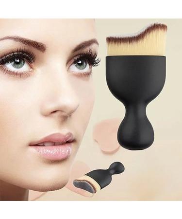 Professional Foundation Blush Contouring Makeup Brush - S Shape Beauty Tool for Flawless Application - Buy Online on SooperMarket.com