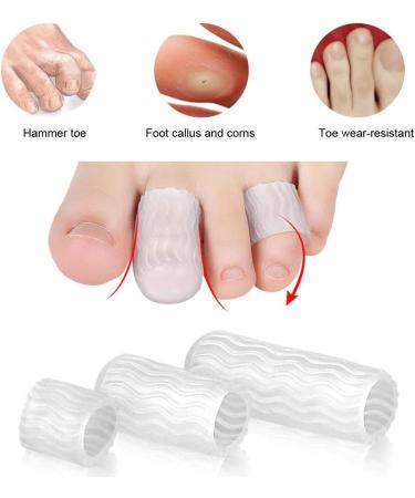 10 Pairs Toe Protectors - Prevent Rubbing, Ingrown Toenails, Corns, Blisters, Hammer Toes - Pain Relief Solution - Buy Online on SooperMarket.com