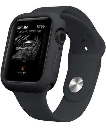 Ultra Thin Soft TPU Shockproof Bumper Case for Apple Watch Series 3/2/1 - Black 38mm - Buy Online on SooperMarket.com
