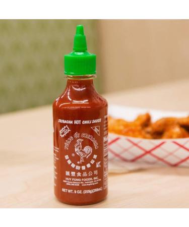Huy Fong Sriracha Hot Chili Sauce - 9 oz Bottle - Buy Online on SooperMarket.com
