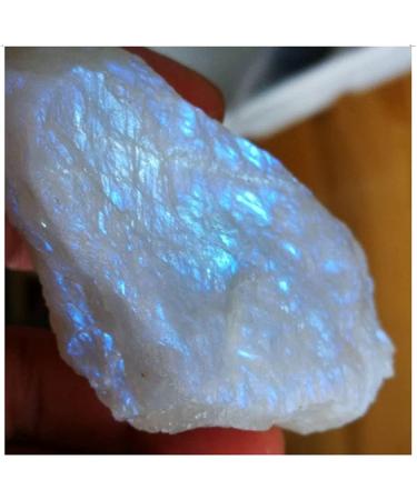 100g Rare Rough Natural White Moonstone Raw Gemstone Specimen Reiki Crystal Home Decoration Beautiful FZUGEDRLI - Buy Online on SooperMarket.com