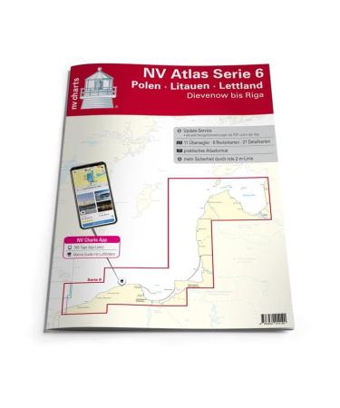 NV Atlas Series 6 with App License - Nautical Chart Baltic Sea - Poland - Lithuania - Latvia