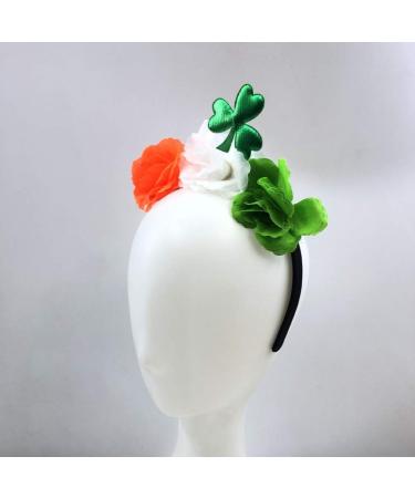 Amosfun Clover Headband St. Patrick Day Headband Colorful Rose Hair Hoop Carnival Cosplay Party Hairbands Irish Party Hair Accessory St. Patrick Day Carnival Photo Props - Buy Online on SooperMarket.com