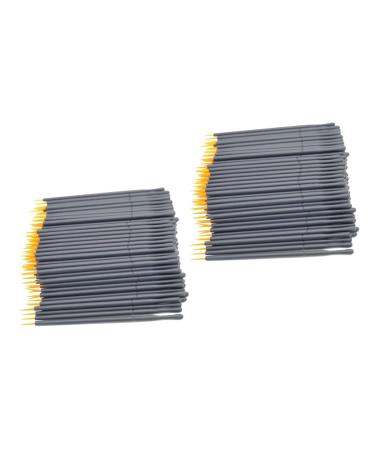 Baluue 200 Pcs Wand Applicator Eyeliner Liquid Makeupset Eyeliner Makeup White Makeup Brushes Eye Gel
