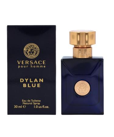 Versace Pour Homme Dylan Blue for Men 1.0 oz Eau de Toilette Spray aromatic 1 Fl Oz (Pack of 1)