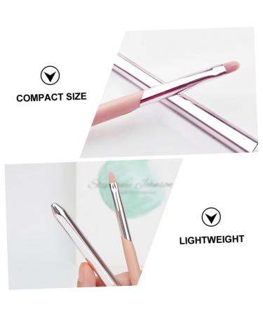 Angoily Lip Brush with Lid | Travel Makeup Applicator for Lip Gloss Lip Tint and Lipstick | Perfect for On-the-Go Beauty - Buy Online on SooperMarket.com